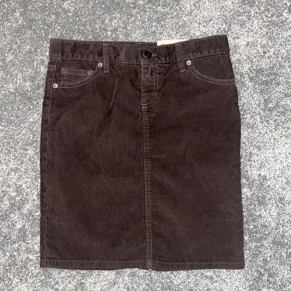 Brown Corduroy skirt